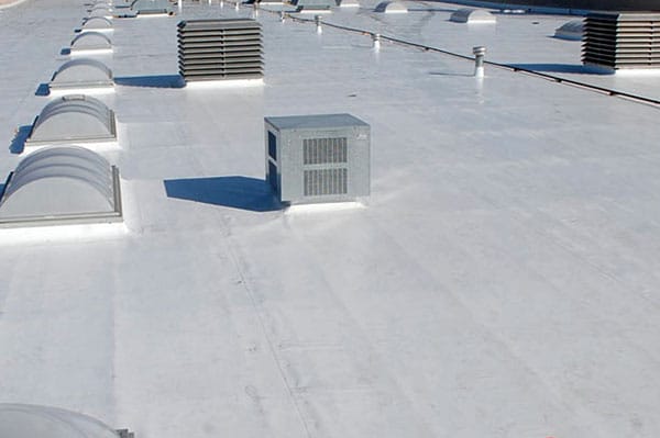 TPO flat commercial roof installers